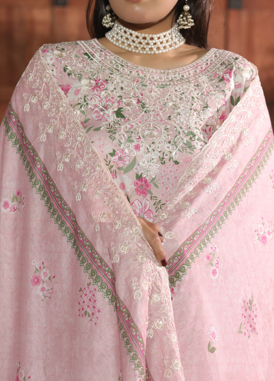 Zynah Premium by VS Textiles Unstitched Embroidered Lawn 3 Piece Suit VS26UZP 694 - Summer Collection