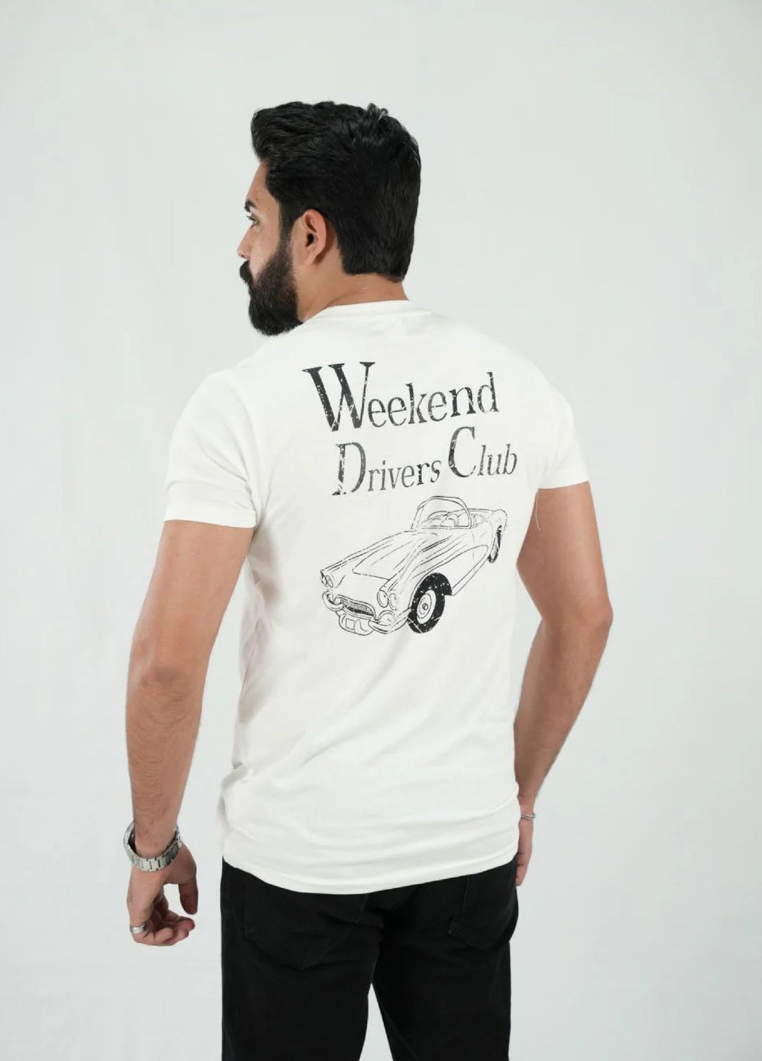 Mercato RTW Solids Cotton 1 Piece Round Neck White Shirt