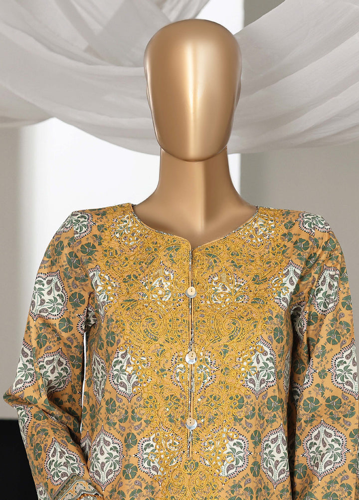Guldozi by HZ Textiles RTW Embroidered Lawn 3 Piece Suit CPE-3P-021 - Summer Collection