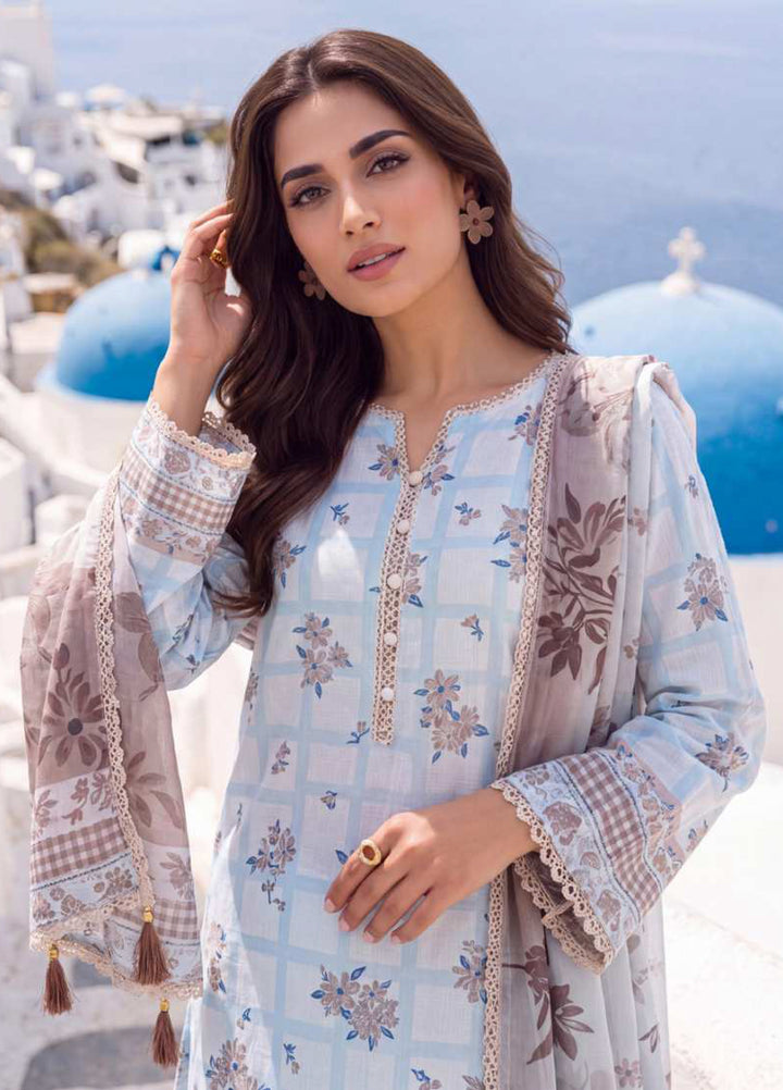 Coco Cords by Al Zohaib Unstitched Printed Lawn 3 Piece Suit AZ26UCL-3 - Casual Collection