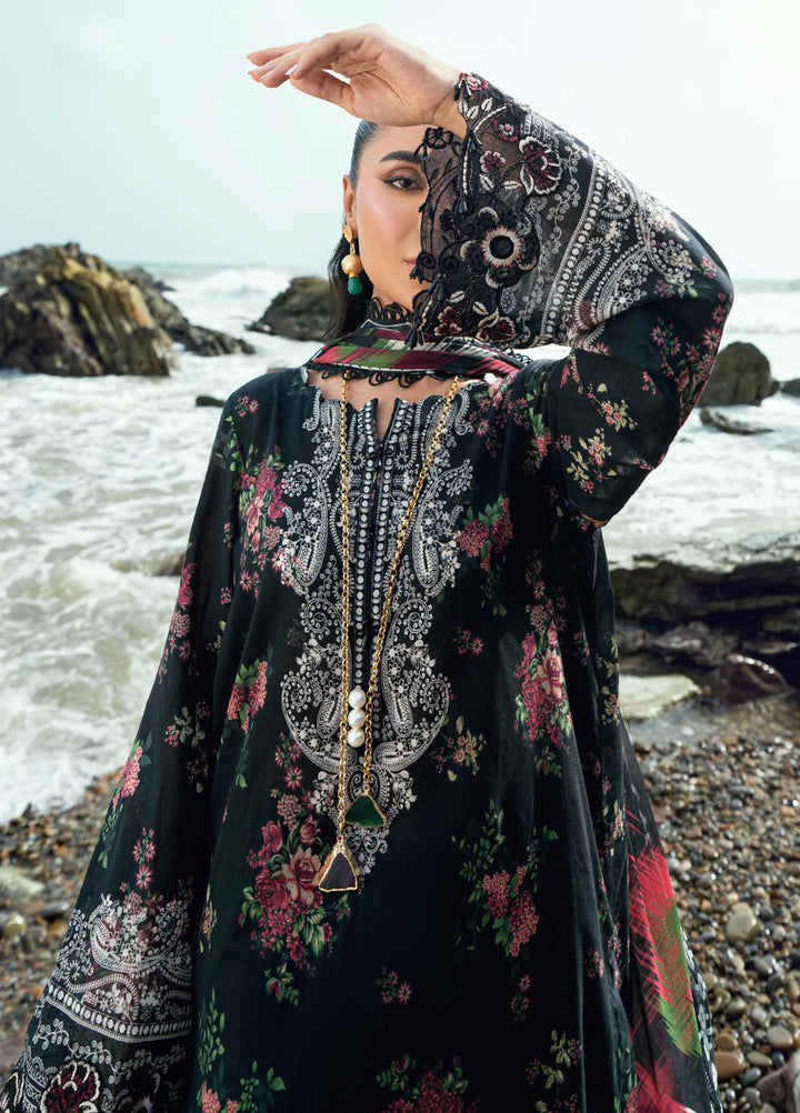Gardenia by Nureh Unstitched Embroidered Lawn 3 Piece Suit NU26UGL NSG-199 - Summer Collection