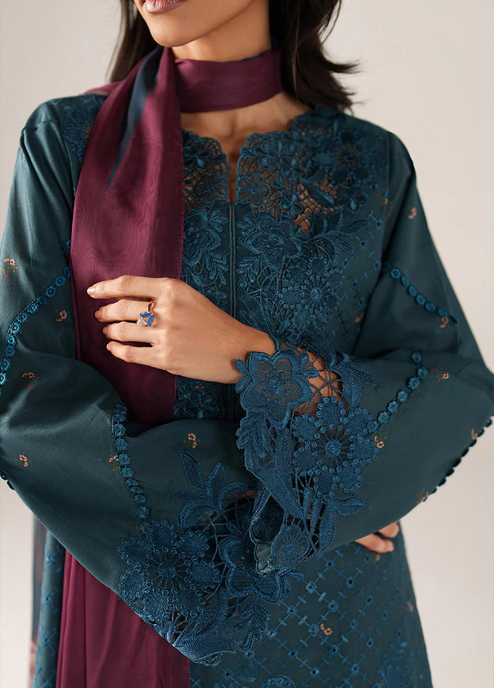 Iznik Unstitched Embroidered Lawn 3 Piece Suit IZ26US SS-10 - Summer Collection