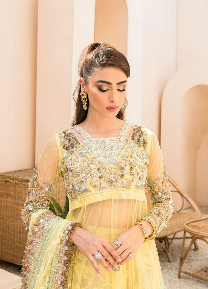Luxe By Hues Atelier Women Pret 3 Piece Hennah - Formals Collection