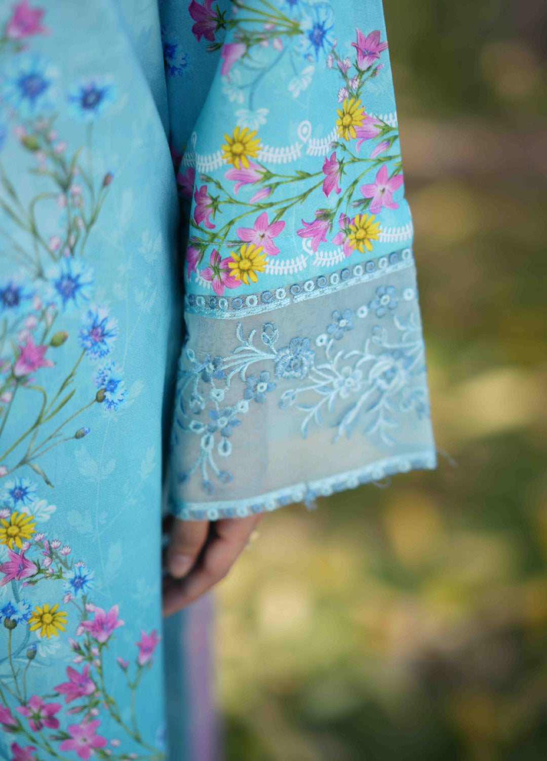 Summer Lines by Neeshay Unstitched Printed and Embroidered Lawn 3 Piece Suit NSH26ULS CELESTIA - Eid Collection