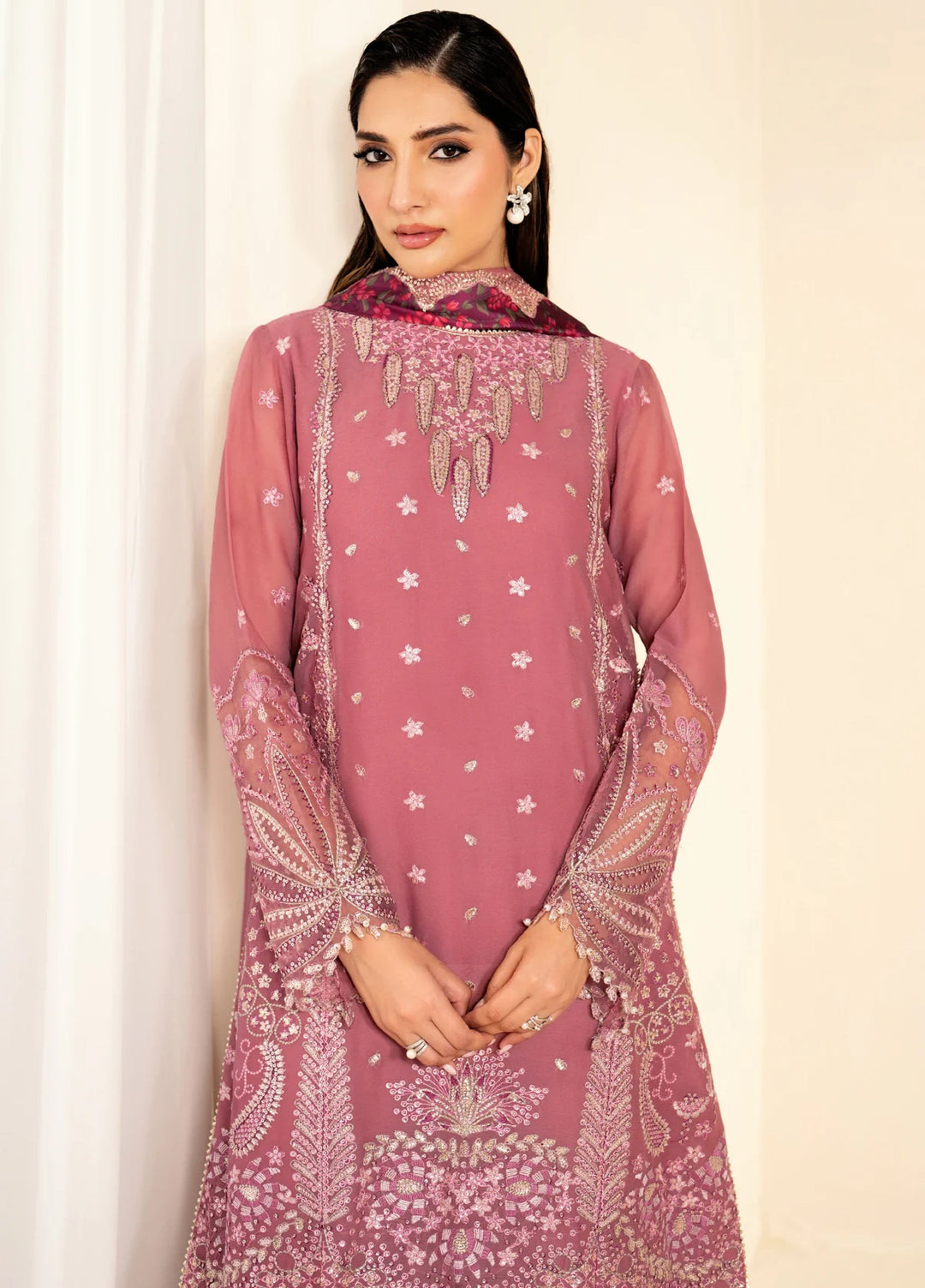 Xenia Formal Unstitched Luxury Chiffon Suits 3 Piece XE25FL Lumen - Formals Collection