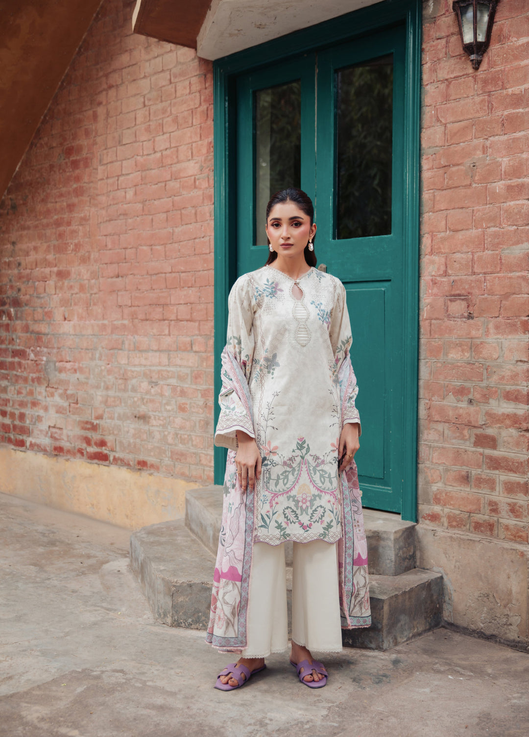 Zync by Florent Unstitched Printed Lawn 3 Piece Suit FL26ULE FZ-9 - Eid Collection