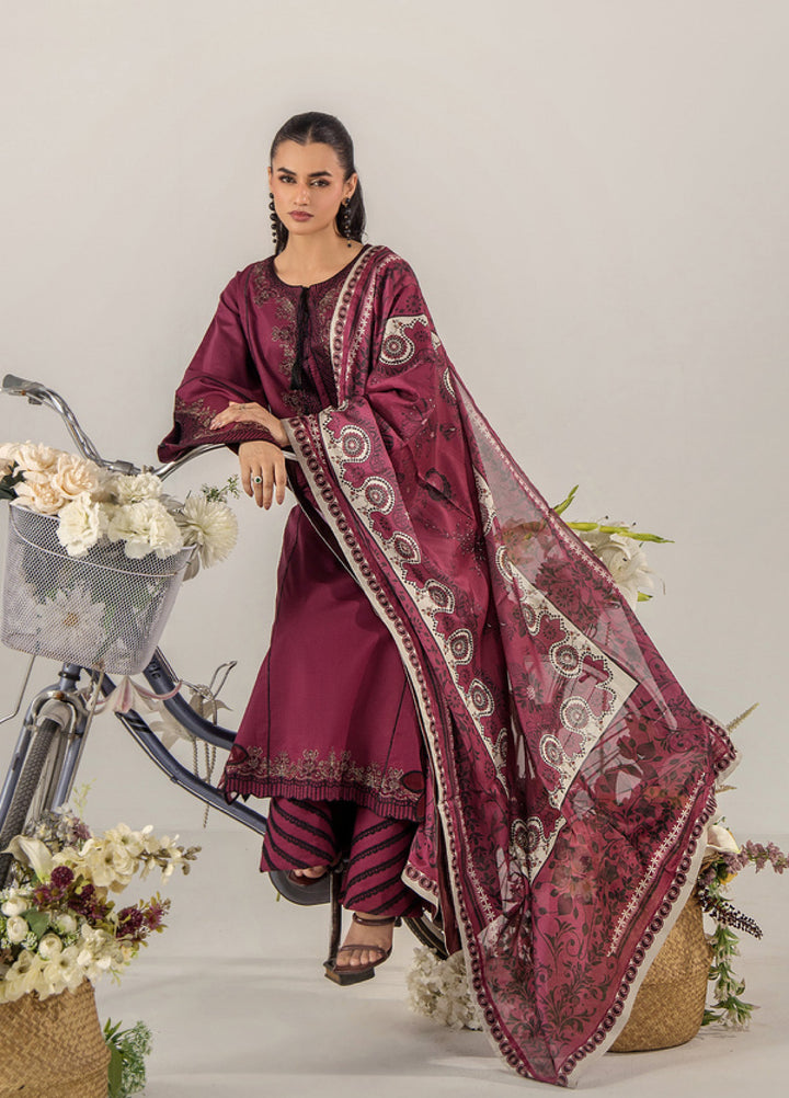 Sara Jahan Women RTW Embroidered Lawn 3 Piece Suit SJ26RF SJ-1087 - Festive Collection