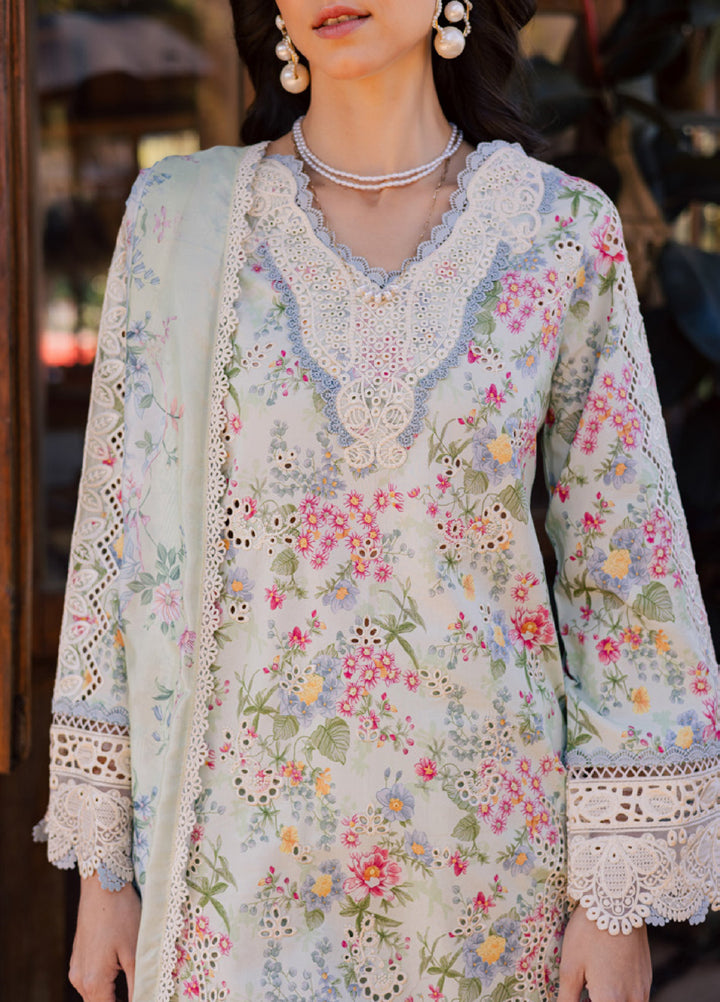 Shezlin by Aabyaan Unstitched Embroidered Chikankari 3 Piece Suit ABY26UCS REEM - Eid Collection