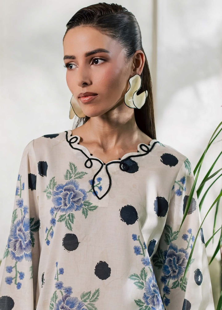 Ballerina by Nureh Unstitched Printed Chikankari Lawn 2 Piece Suit NU26UBCL NU2-212 - Casual Collection