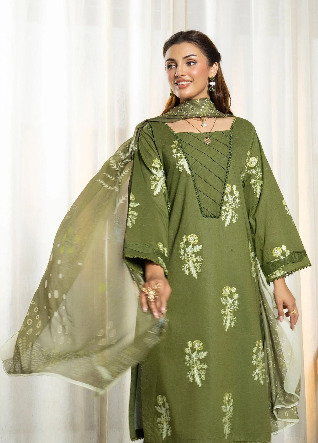 Solid Story by Panache Pret Solids Lawn 3 Piece Nerina