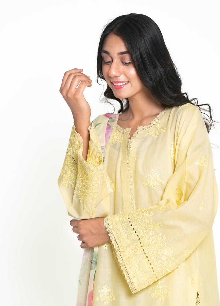 Zyna Unstitched Embroidered Lawn 3 Piece Suit ZY26ULS Lurea - Summer Collection