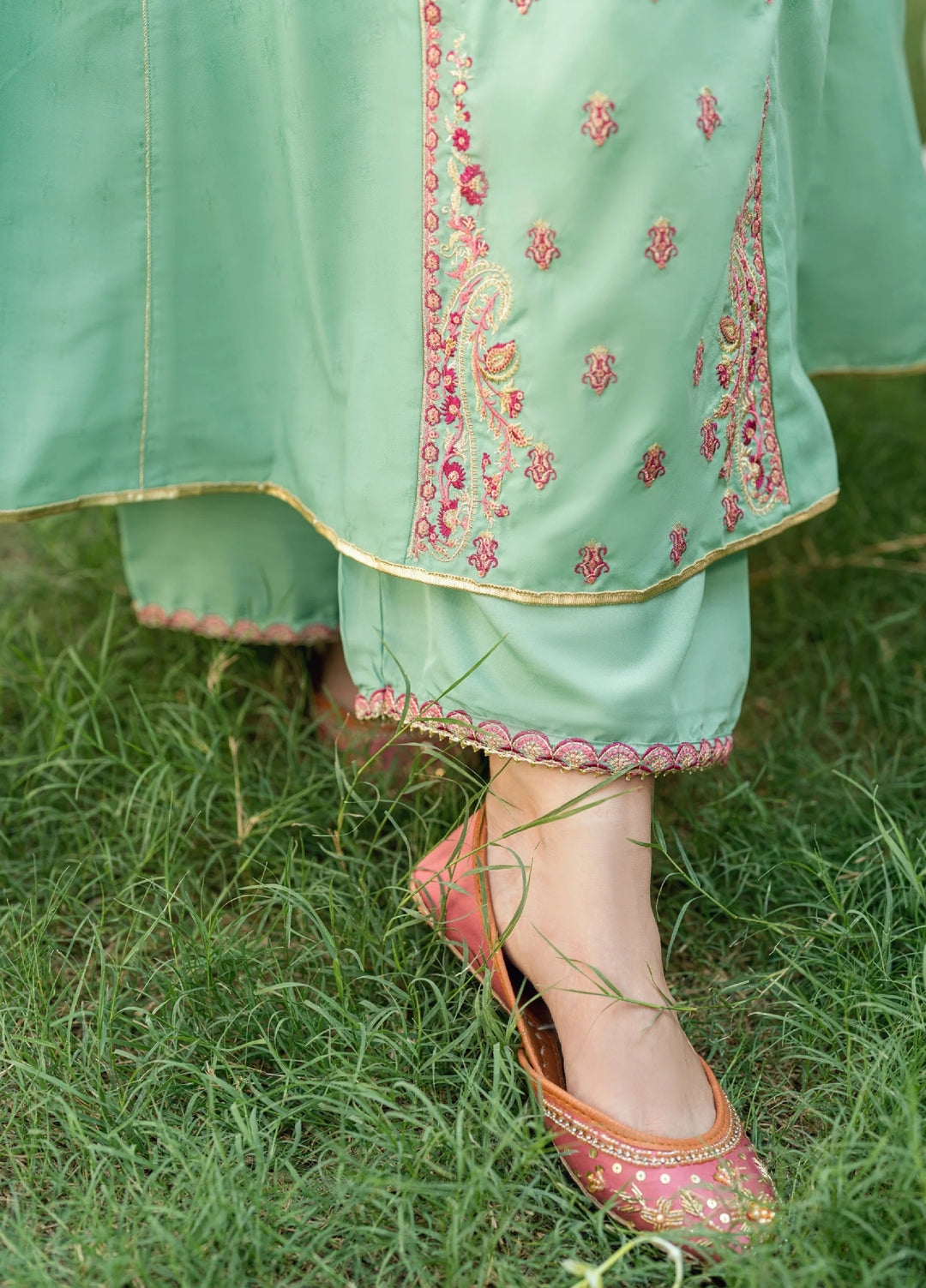 Omal by Komal Pret 3 Piece Dobby Suit Dua- Festive Collection