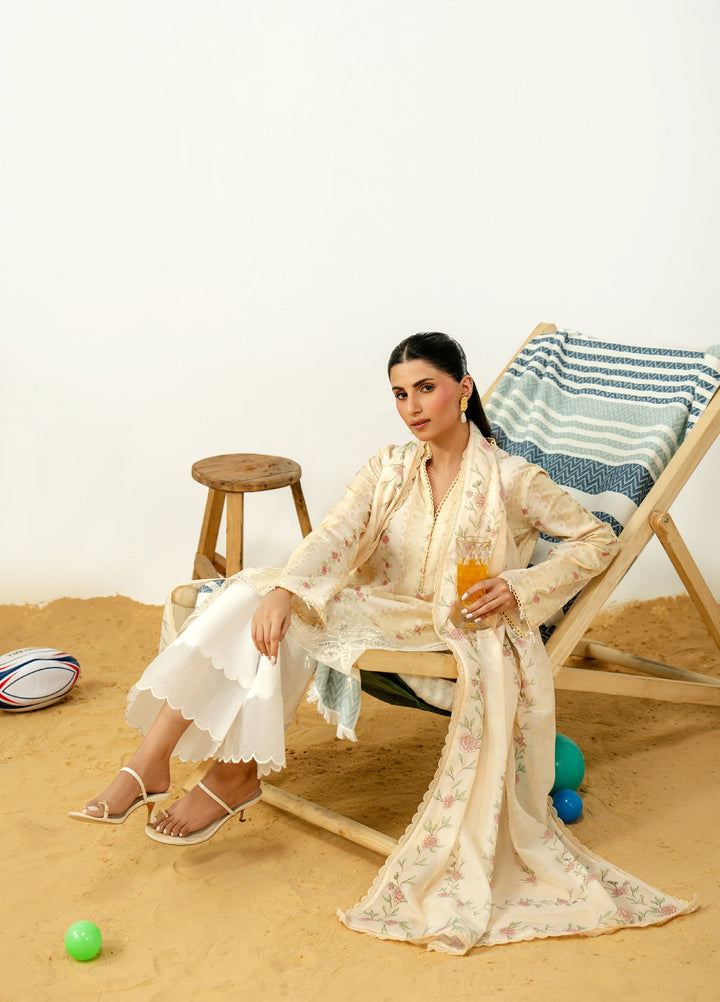 Sundaze by Zarposh Unstitched Printed Lawn 3 Piece Suit ZR26USL LUNELLE - Festive Collection