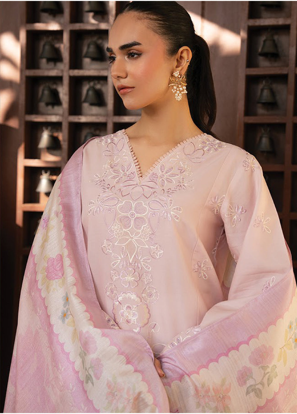 Namah by Xenia Formals Unstitched Embroidered Lawn 3 Piece Suit XF26ULN 01 - EDRA - Festive Collection