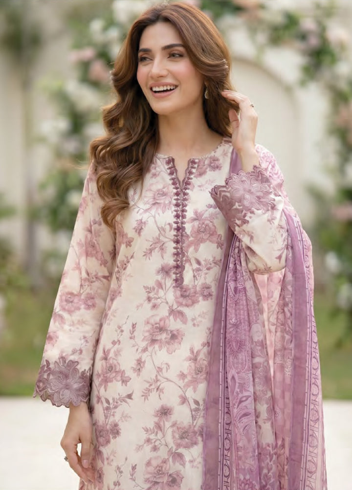 Essentials by Lakhany Unstitched Printed Lawn 3 Piece Suit LSM26UEL LG-MM-1035 - Summer Collection