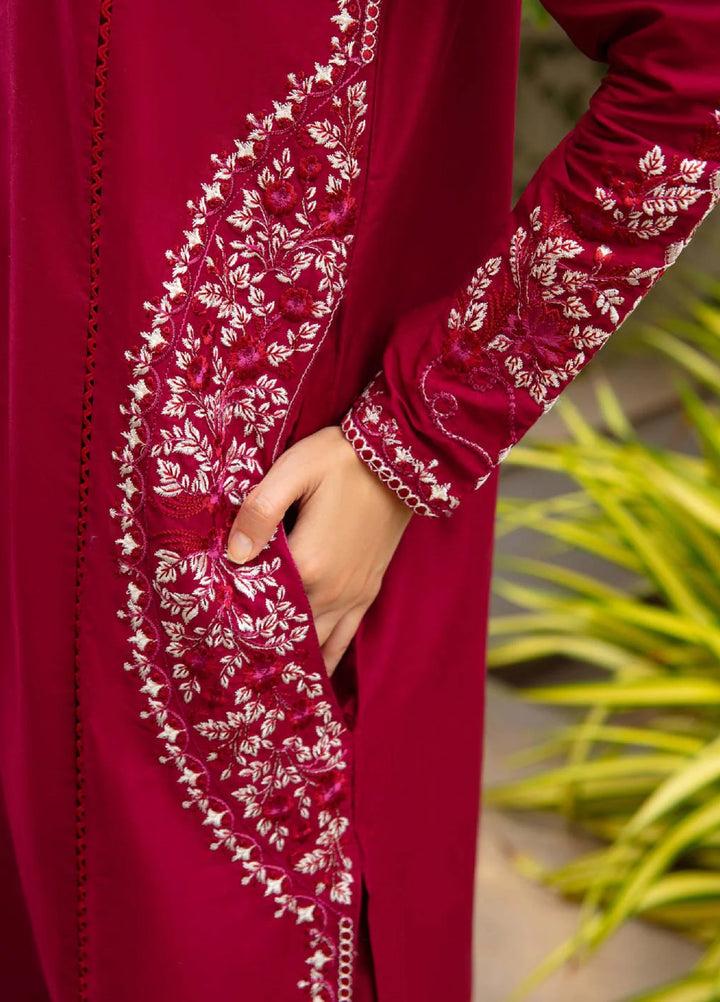 Rang e Bahar by Tng Women Pret Embroidered 2 Piece Crimson - Winter Collection