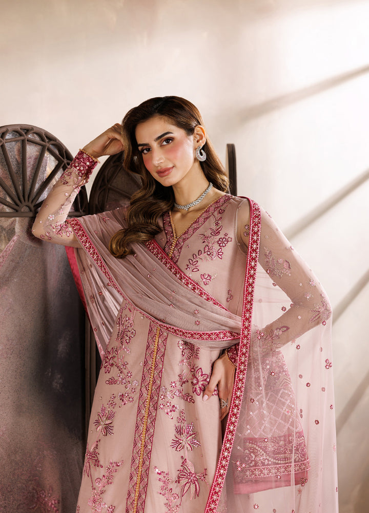 Zaryah by Zarif Unstitched Embroidered Net 3 Piece Suit ZR26UZF ZF-ZYR-PARISA-02 - Festive Collection