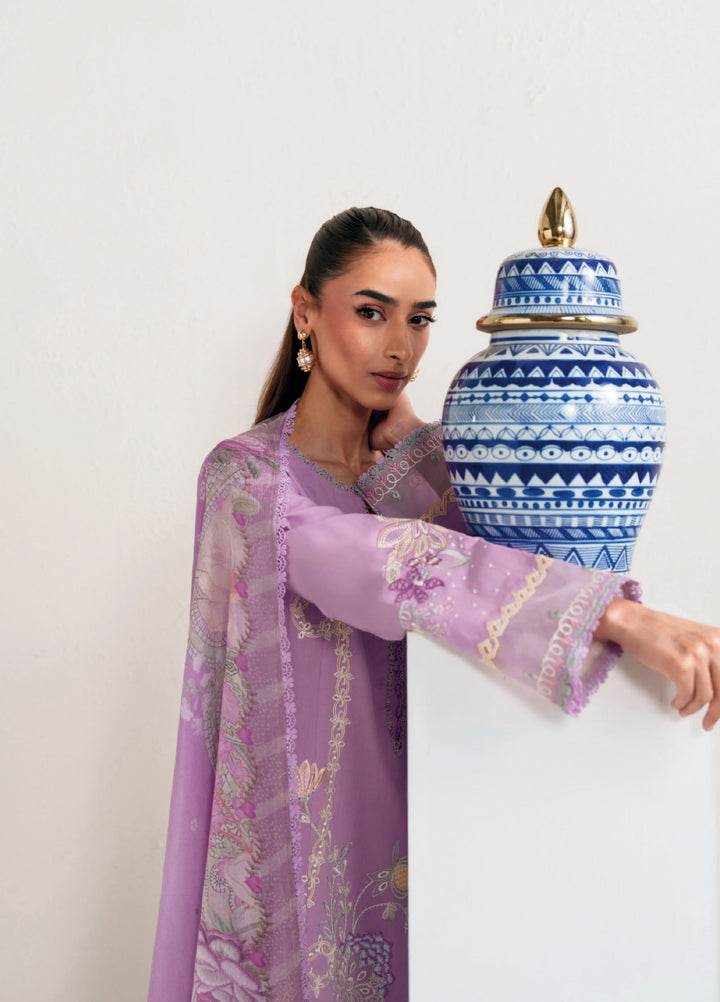 Whispers of Summer by Neeshey Unstitched Embroidered Luxury Lawn 3 Piece Suit NSH26ULW EVIE - Summer Collection