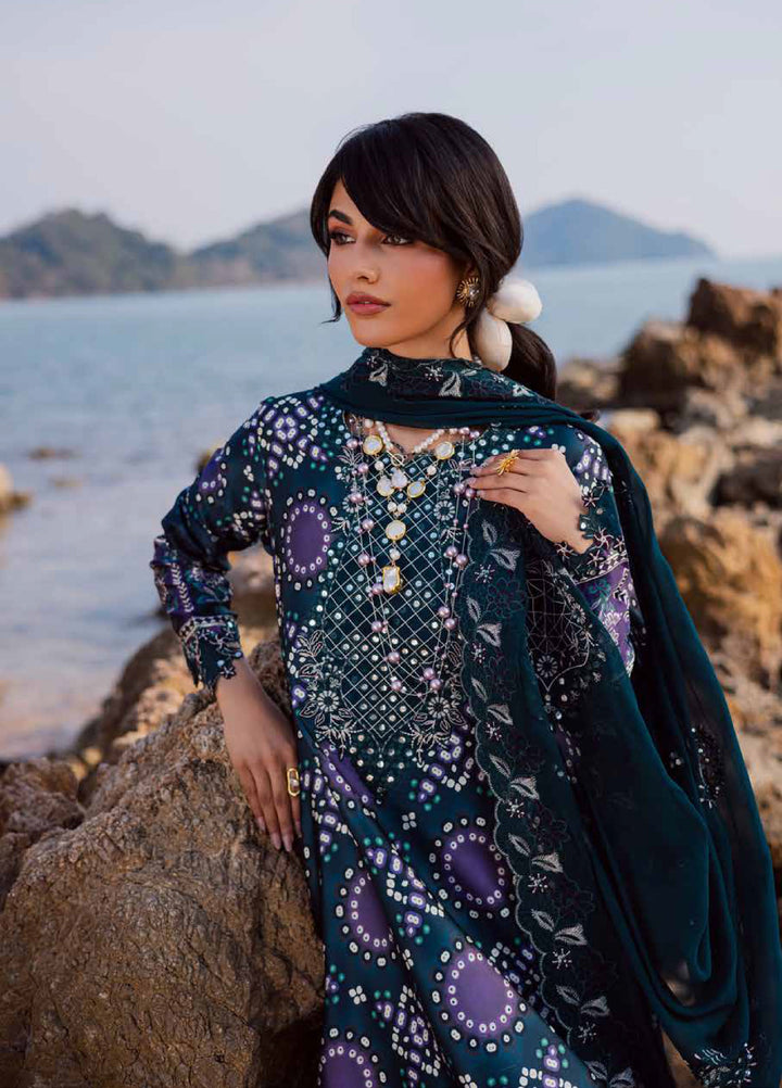 Nureh Unstitched Embroidered Silk 3 Piece Suit NU26US S-27 - Festive Collection