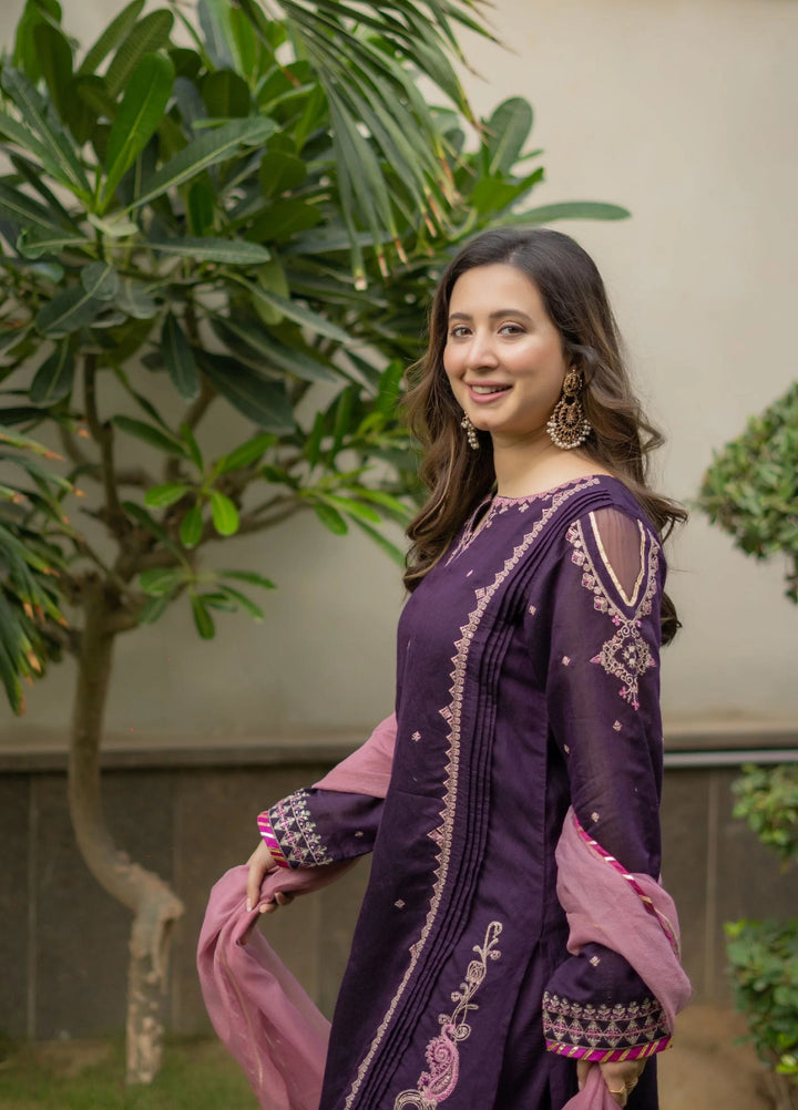 Omal by Komal Mera Eid Ka Jora Women Loom Net 3 Piece Pret Suit Zimal - Festive Collection