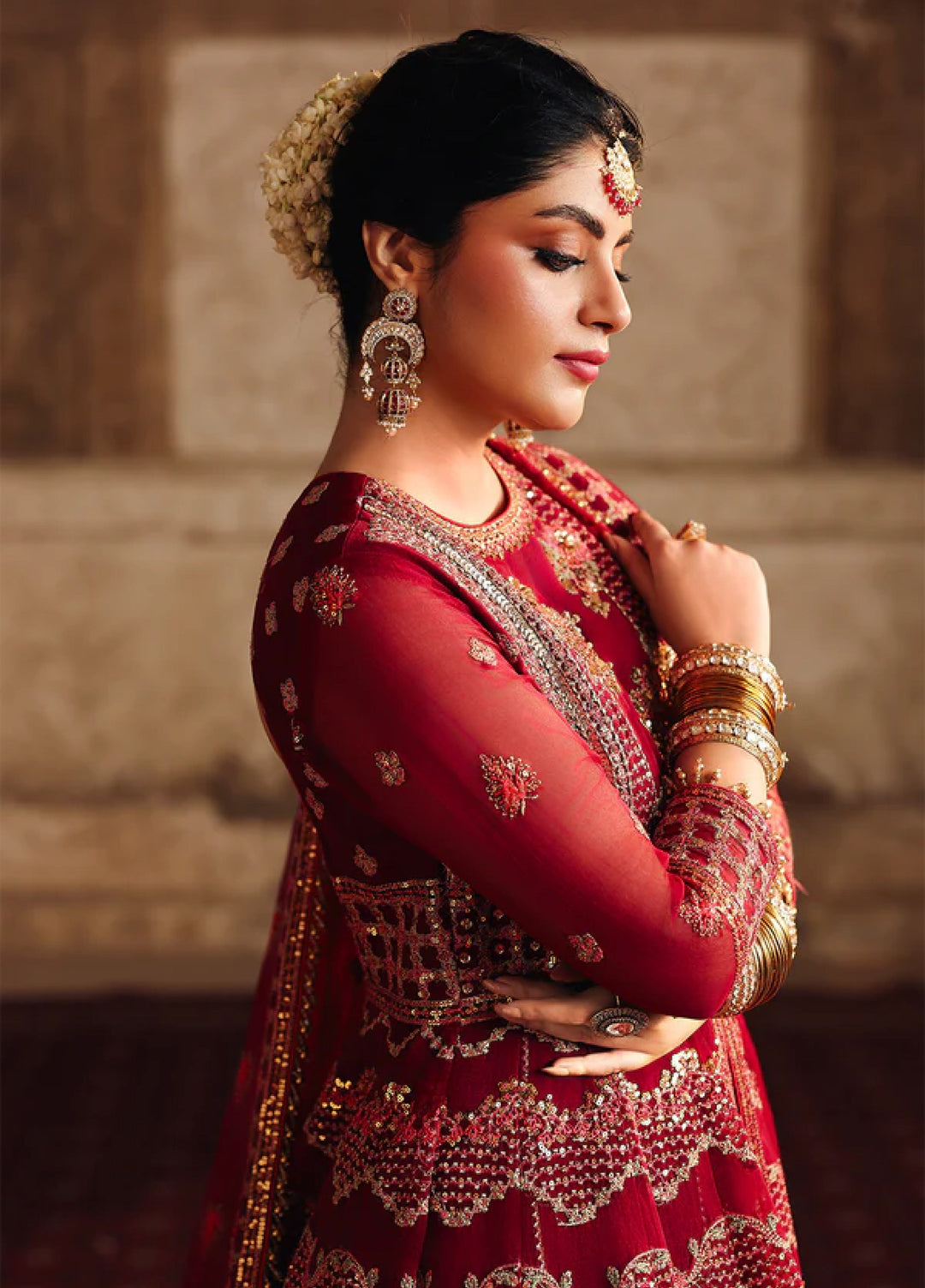 Silsila by Meeral Pret Embroidered Organza 3 Piece Dure - Festive Collection