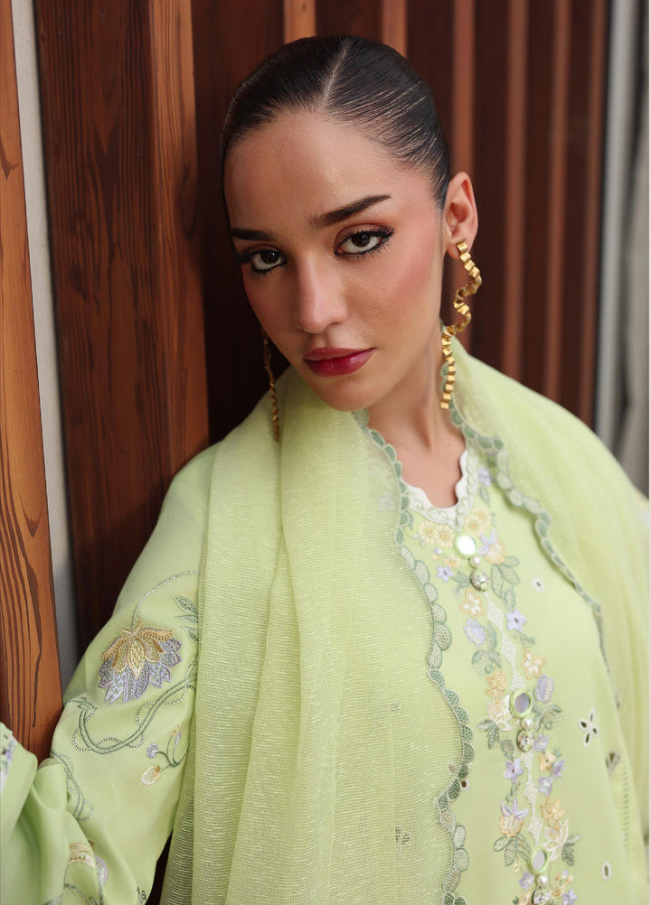Q Line by Qalamkar Unstitched Embroidered Lawn 3 Piece Suit QLK26ULQ AYANA QKL-5 - Festive Collection