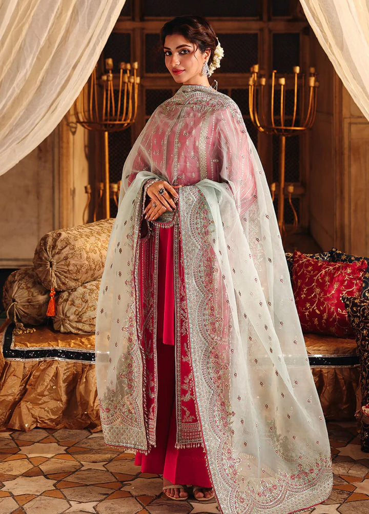 Silsila by Meeral Pret Embroidered Organza 3 Piece Shafaq - Festive Collection