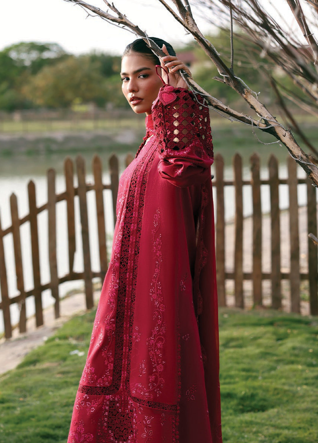 Summer Soiree by Zarposh Unstitched Embroidered Lawn 3 Piece Suit ZR26ULS Cynelle - Festive Collection