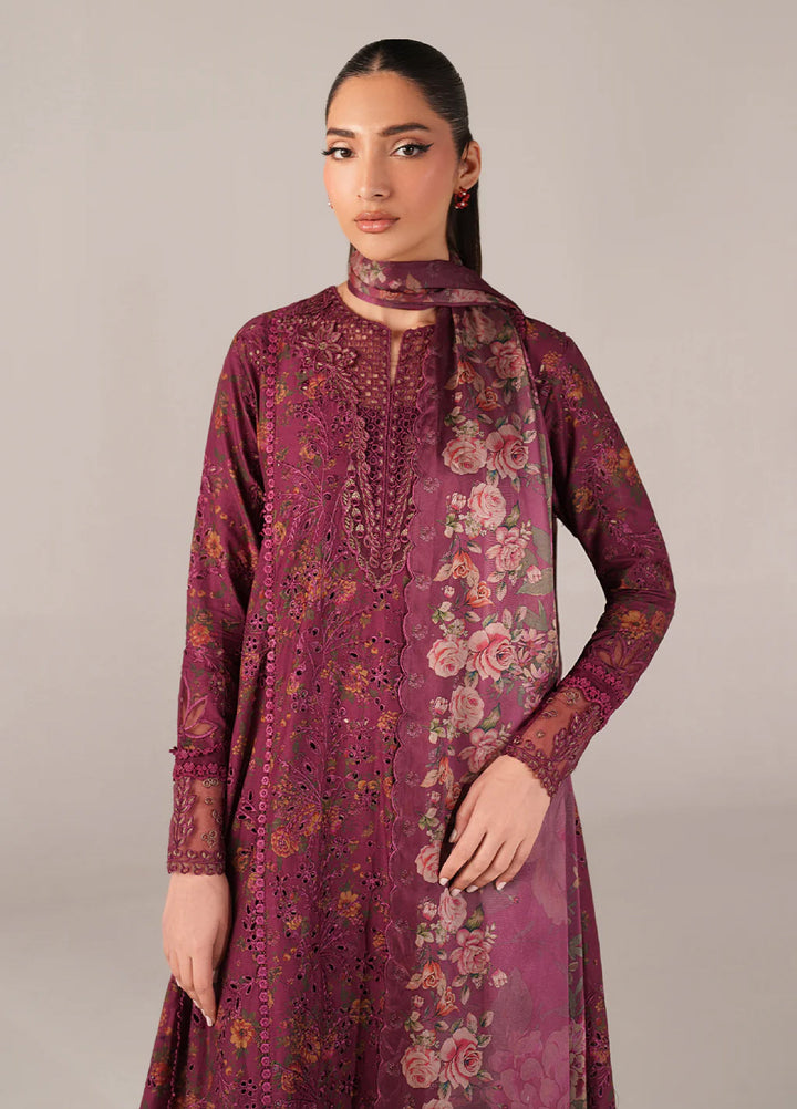 Iznik Unstitched Embroidered Lawn 3 Piece Suit IZ26US SS-04 - Summer Collection