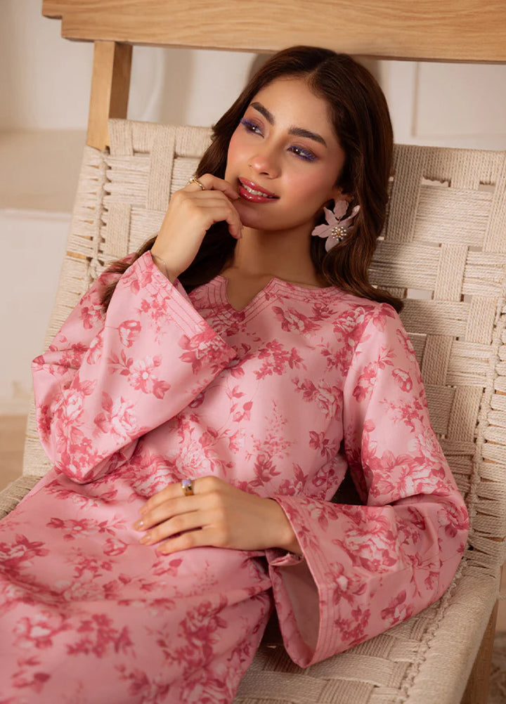 Basics by Gulaal Pret Embroidered Poly Lawn 2 Piece PL-23-S Blush Petal - Summer Collection