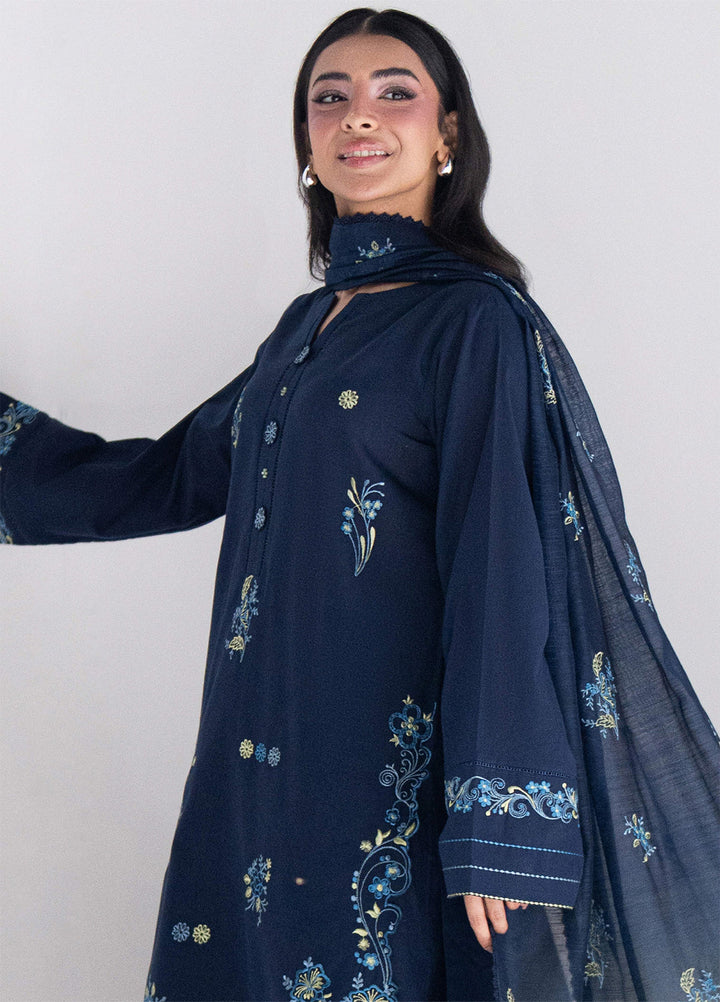 Blush N Bliss by Sahane Women RTW Embroidered Lawn 3 Piece Suit Moonberry LP63004 Casual Collection