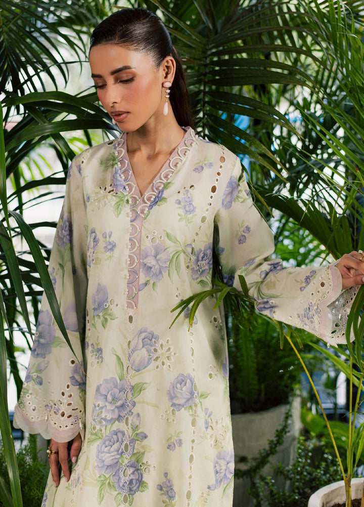 Ballerina by Nureh Unstitched Printed Chikankari Lawn 2 Piece Suit NU26UBCL NU2-213 - Casual Collection