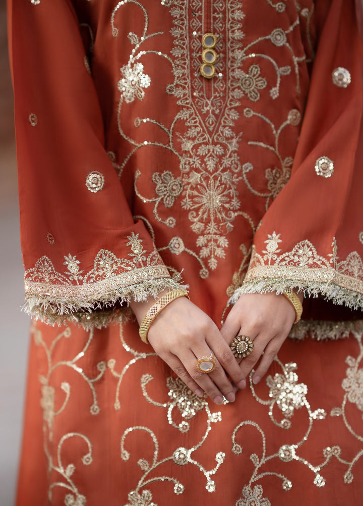 Darbar by Casuallite Pret Embroidered Silk Viscose 3 Piece Suit CSL26PDD-05 - Festive Collection