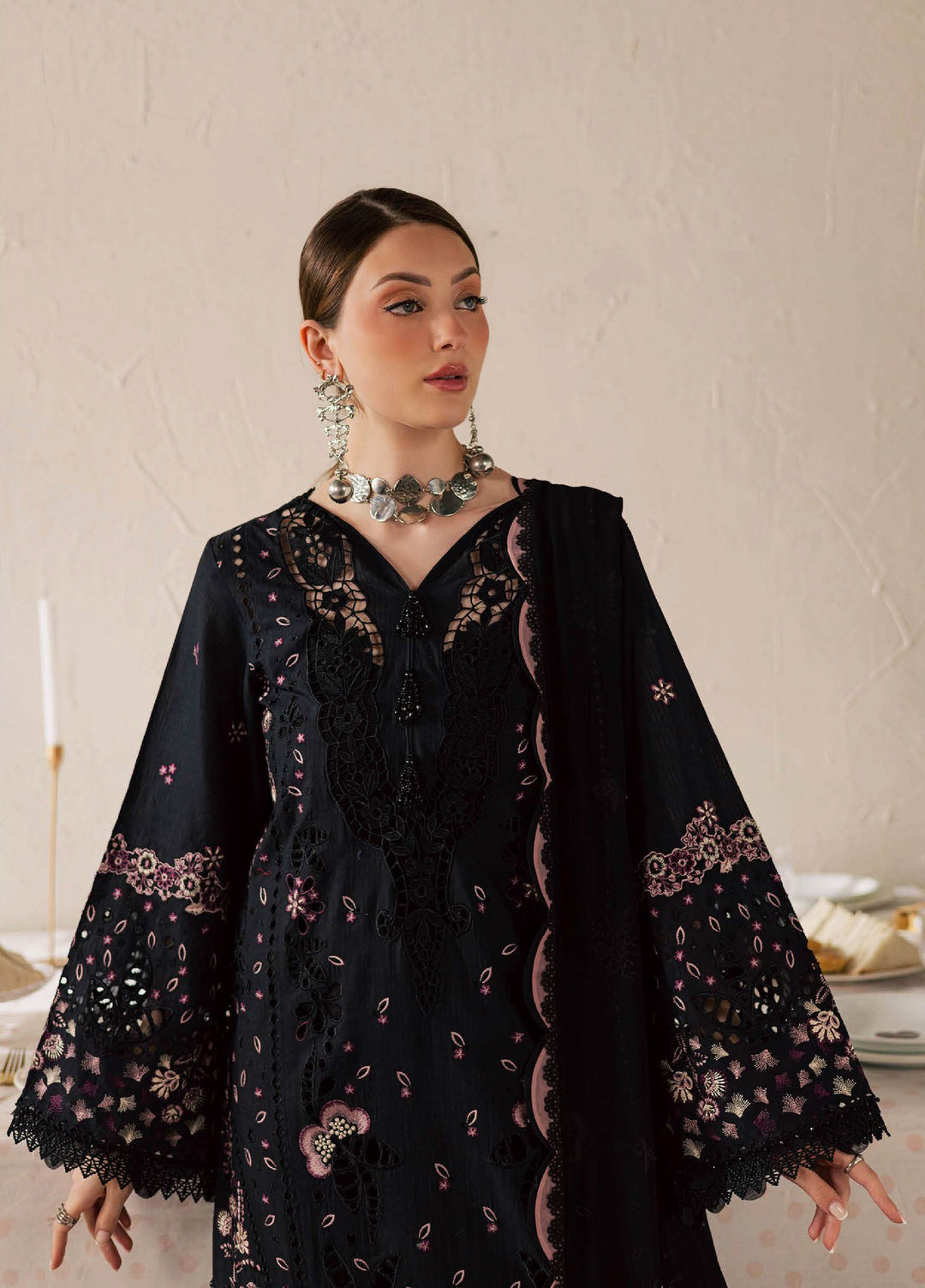 Feya by Nureh Unstitched Embroidered Lawn 3 Piece Suit NU26UFEL FE-18 - Eid Collection