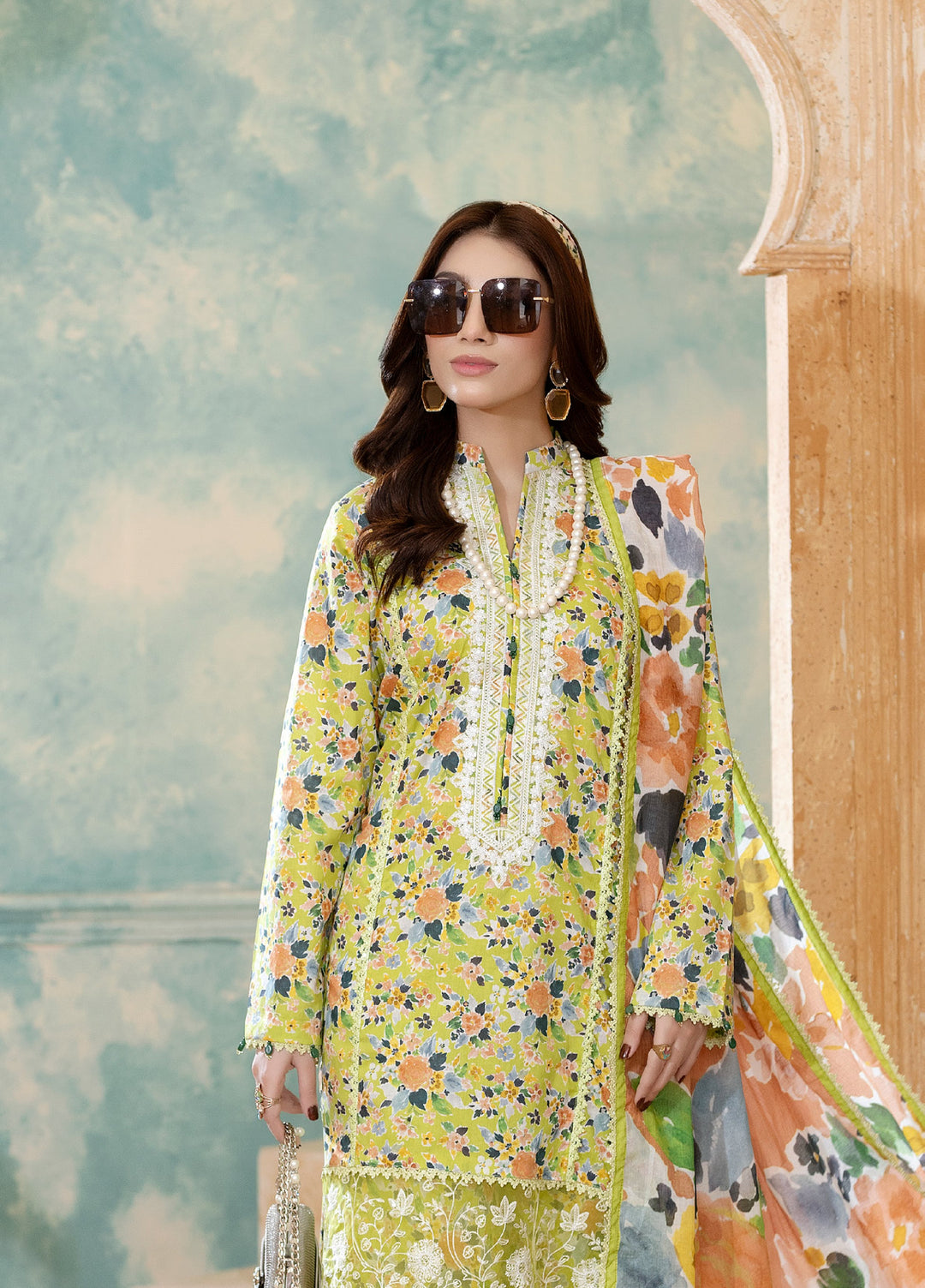 Salina by Regalia Textiles Unstitched Embroidered Lawn 3 Piece Suit RG26USVII D-4 - Summer Collection