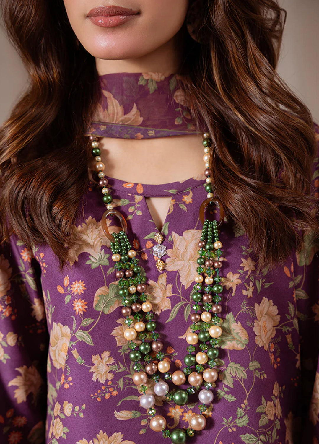 Basics by Gulaal Pret Embroidered Poly Lawn 3 Piece PL-26-S Amethyst Bloom - Summer Collection