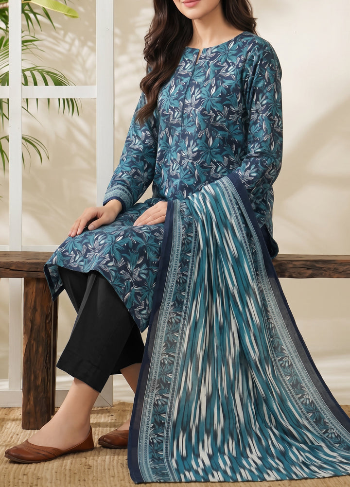 Daman by VS Textiles Unstitched Printed Lawn 3 Piece Suit VS26UDL D-06 881 - Casual Collection