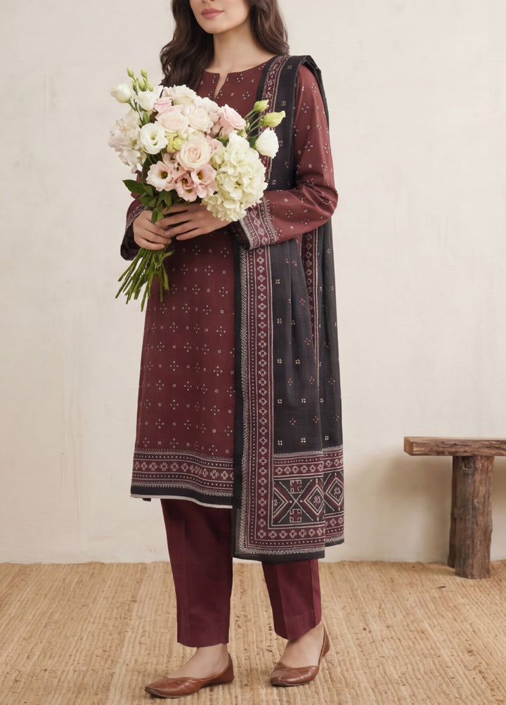 Daman by VS Textiles Unstitched Printed Lawn 3 Piece Suit VS26UDL D-10 850 - Casual Collection