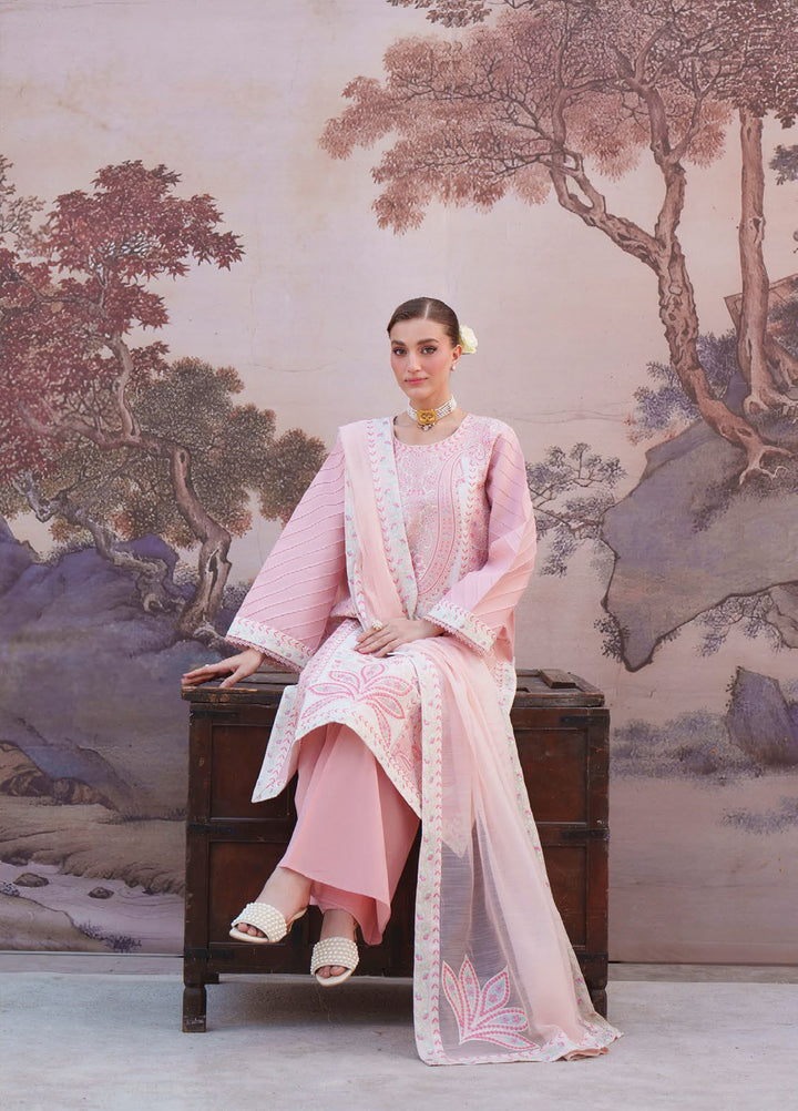 Nilofer by Mahnur Unstitched Embroidered Luxury Lawn 3 Piece Suit MN26ULN N-1 - Summer Collection
