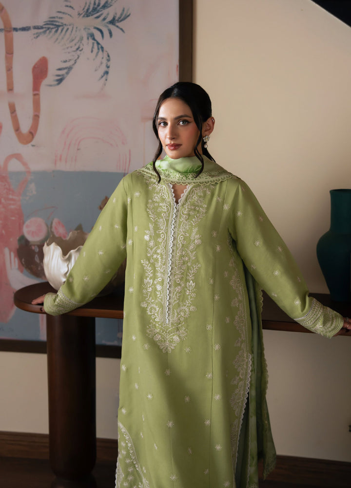 Neeshay Winter Reverie Unstitched Karandi Embroidered Suits 3 Piece NSH25WR Virsine - Winter Collection