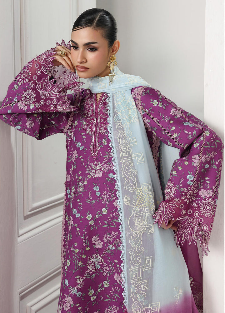 Q Prints by Qalamkar Unstitched Printed Lawn 3 Piece Suit QLK26UQL Brise QQP-09 (A) - Summer Collection