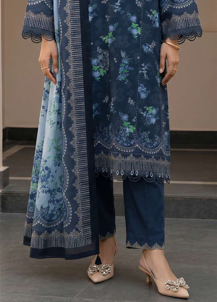 Zellbury Unstitched Printed Lawn 3 Piece Suit ZB26UCVII WUS26X38107 - Casual Collection