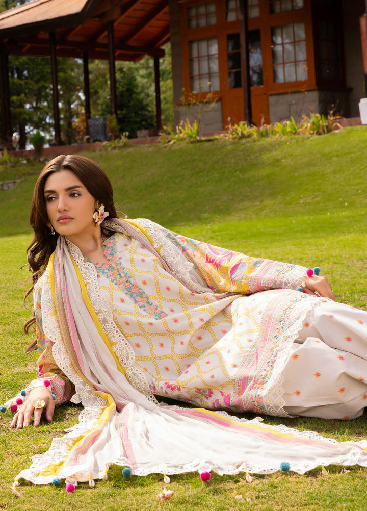 Rang e Bahar by Charizma Unstitched Embroidered Lawn 3 Piece Suit CHR26ULR CRB6-10 - Summer Collection
