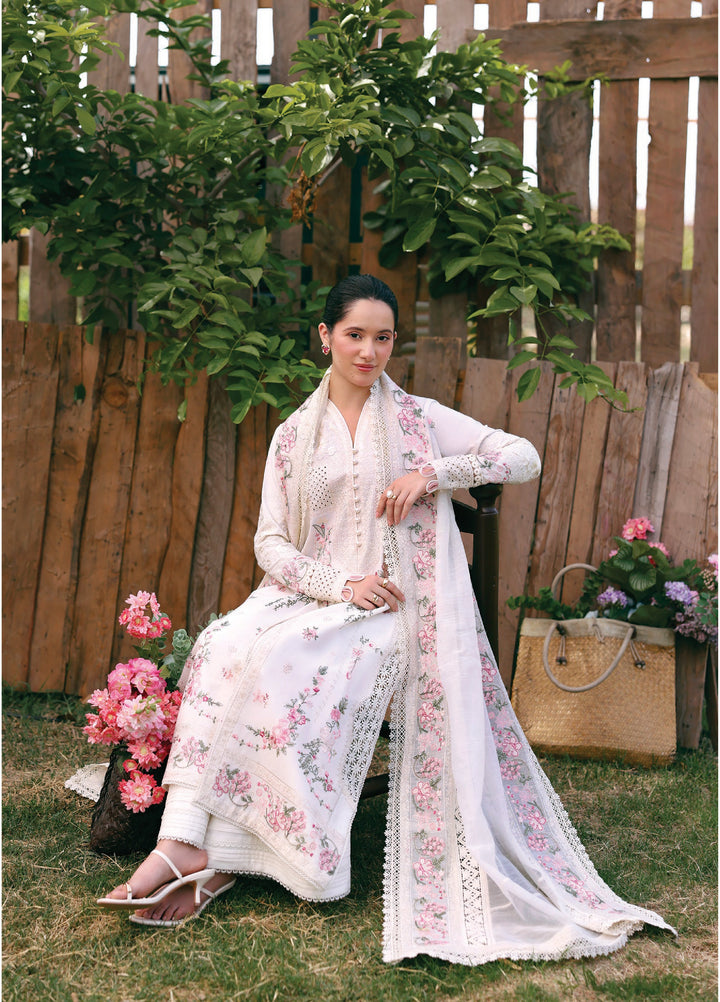 Summer Soiree by Zarposh Unstitched Embroidered Lawn 3 Piece Suit ZR26ULS Elvian - Festive Collection