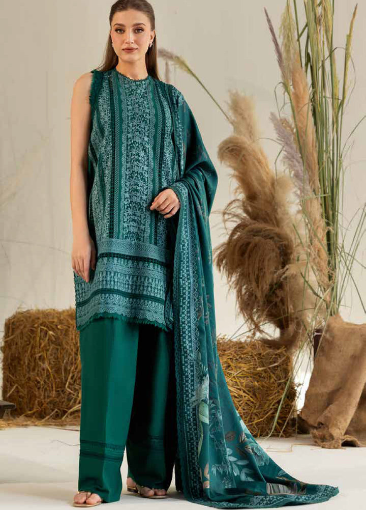 Sobia Nazir Winter Embroidered Khaddar Suits 3 Piece SN25WU D-04 A - Winter Collection
