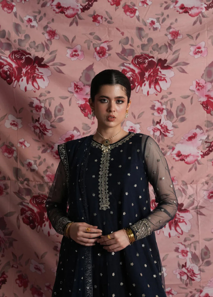 Koel by Jahaan RTW Embroidered Net 3 Piece Suit Zoor Festive Collection