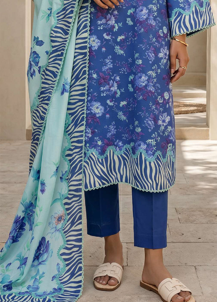 Zellbury Unstitched Printed Lawn 3 Piece Suit ZB26UCVII WUS26X38051 - Casual Collection
