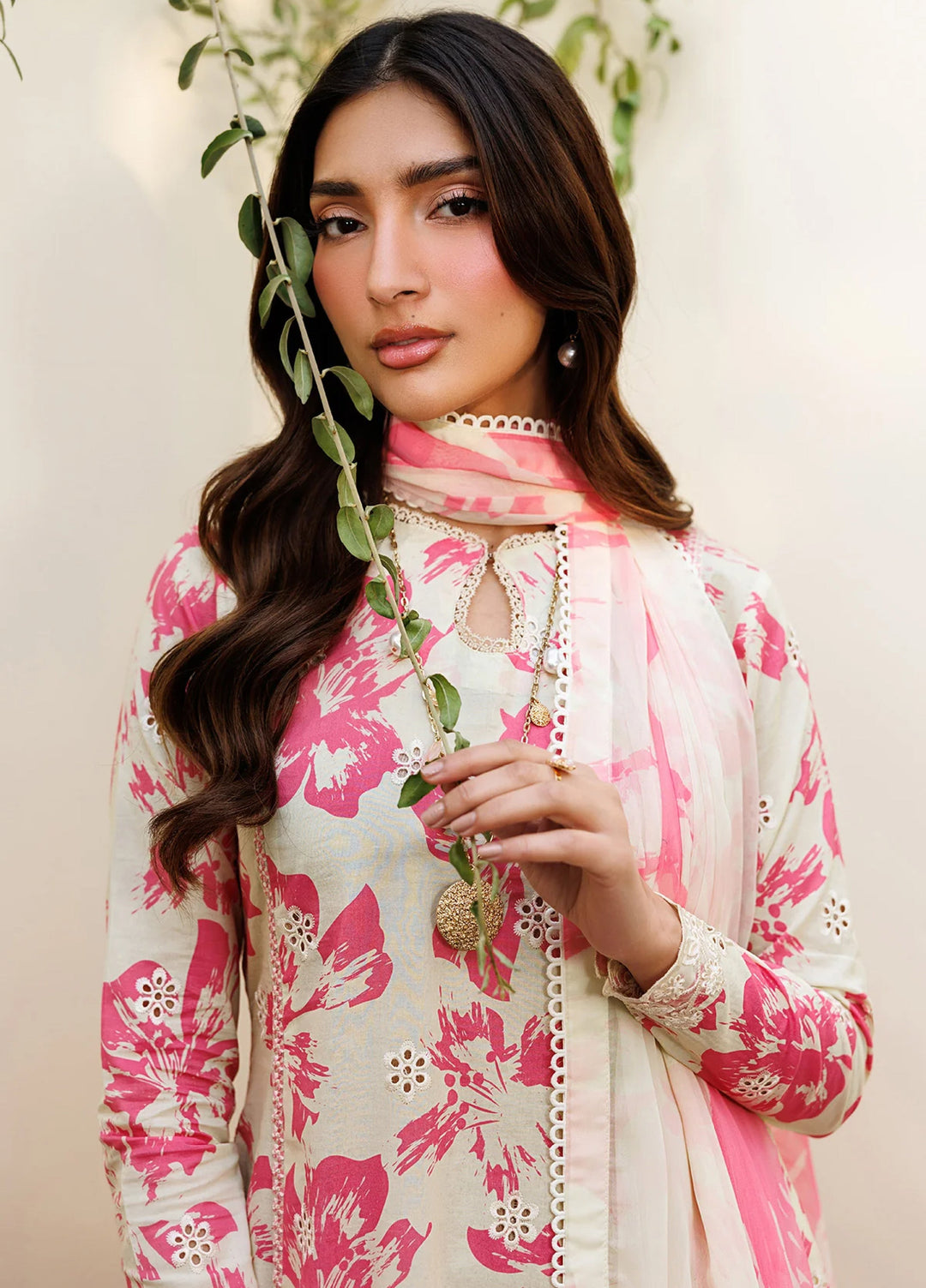 Amani by Zarif RTW Embroidered Lawn 3 Piece Suit ZR26PAL Bitah - Eid Collection