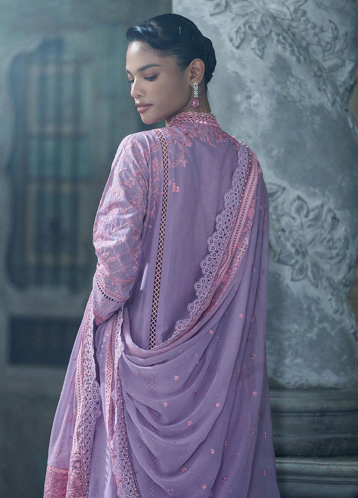 Sobia Nazir Unstitched Embroidered Luxury Lawn 3 Piece Suit SN26ULE D-02 A - Eid Collection