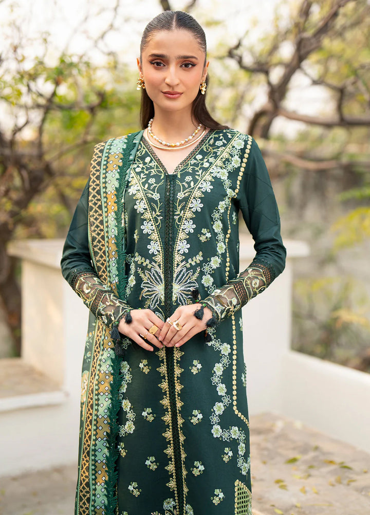 Angan by Mahnur Unstitched Embroidered Lawn 3 Piece Suit MN26UAL AAN-010 - Summer Collection